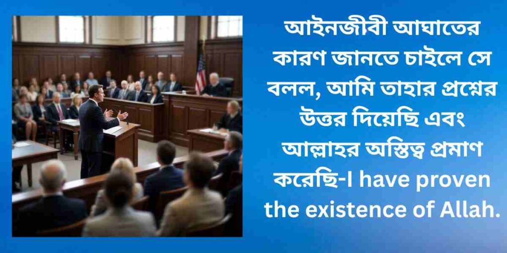 আল্লাহর অস্তিত্ব প্রমাণ করেছি i have proven the existence of allah