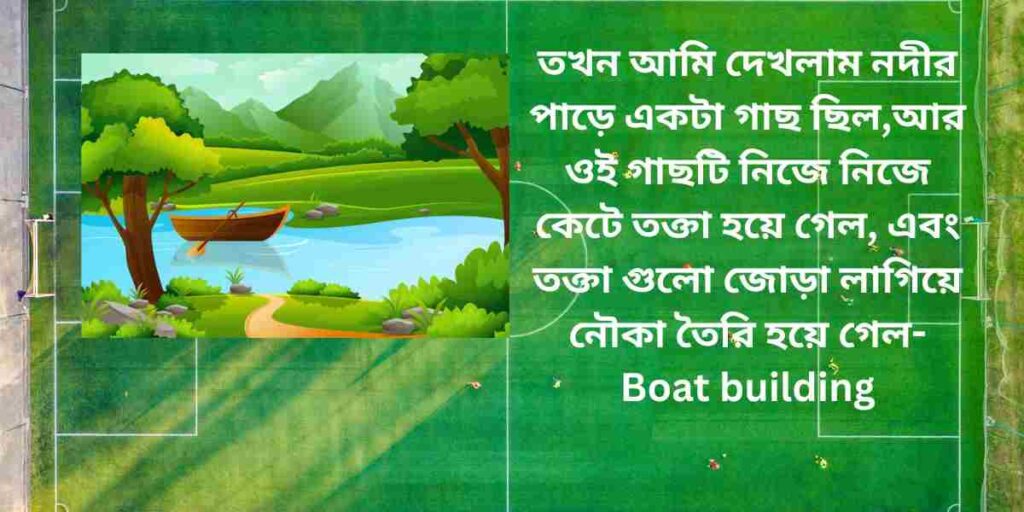 আল্লাহর অস্তিত্ব প্রমাণের জন্য নৌকা তৈরীর উদাহরণ
-boat building
